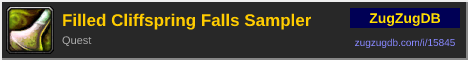 Filled Cliffspring Falls Sampler: forum signature banner