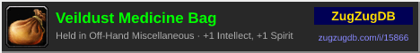 Veildust Medicine Bag: forum signature banner