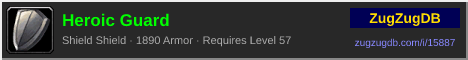 Heroic Guard: forum signature banner
