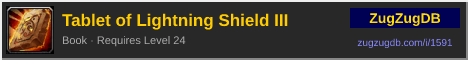 Tablet of Lightning Shield III: forum signature banner