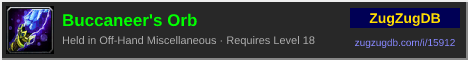 Buccaneer's Orb: forum signature banner