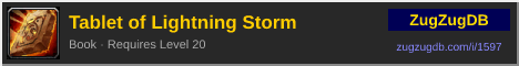 Tablet of Lightning Storm: forum signature banner