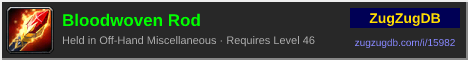 Bloodwoven Rod: forum signature banner