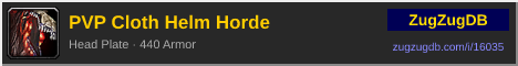 PVP Cloth Helm Horde: forum signature banner
