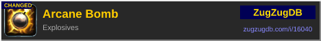 Arcane Bomb: forum signature banner