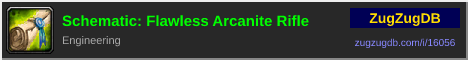 Schematic: Flawless Arcanite Rifle: forum signature banner