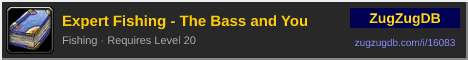 Expert Fishing - The Bass and You: forum signature banner