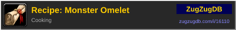 Recipe: Monster Omelet: forum signature banner