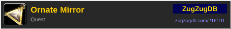 Ornate Mirror: forum signature banner