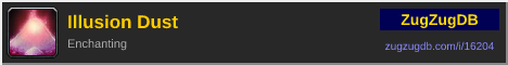 Illusion Dust: forum signature banner