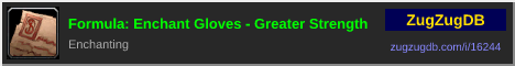 Formula: Enchant Gloves - Greater Strength: forum signature banner