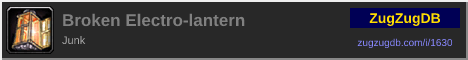 Broken Electro-lantern: forum signature banner