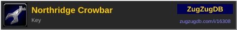 Northridge Crowbar: forum signature banner