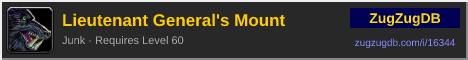 Lieutenant General's Mount: forum signature banner