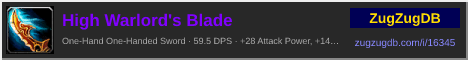 High Warlord's Blade: forum signature banner
