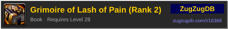 Grimoire of Lash of Pain (Rank 2): forum signature banner