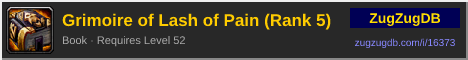Grimoire of Lash of Pain (Rank 5): forum signature banner