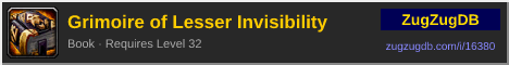 Grimoire of Lesser Invisibility: forum signature banner