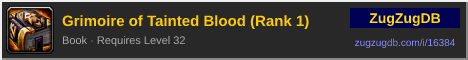 Grimoire of Tainted Blood (Rank 1): forum signature banner