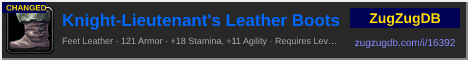 Knight-Lieutenant's Leather Boots: forum signature banner