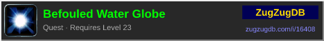 Befouled Water Globe: forum signature banner