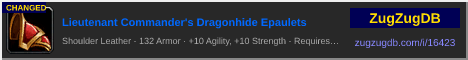 Lieutenant Commander's Dragonhide Epaulets: forum signature banner