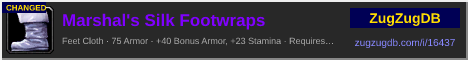Marshal's Silk Footwraps: forum signature banner