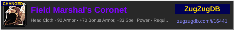 Field Marshal's Coronet: forum signature banner