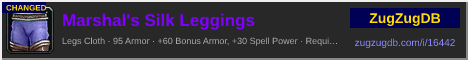 Marshal's Silk Leggings: forum signature banner