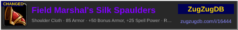 Field Marshal's Silk Spaulders: forum signature banner