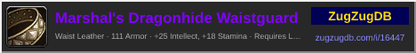 Marshal's Dragonhide Waistguard: forum signature banner
