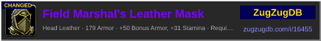 Field Marshal's Leather Mask: forum signature banner