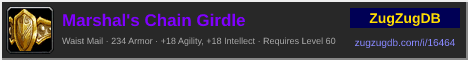 Marshal's Chain Girdle: forum signature banner
