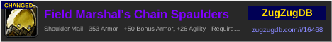 Field Marshal's Chain Spaulders: forum signature banner