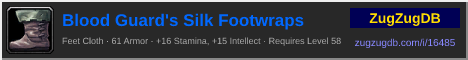Blood Guard's Silk Footwraps: forum signature banner
