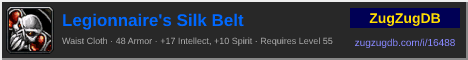 Legionnaire's Silk Belt: forum signature banner