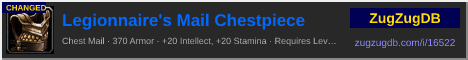 Legionnaire's Mail Chestpiece: forum signature banner