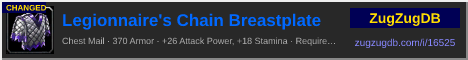 Legionnaire's Chain Breastplate: forum signature banner