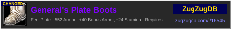 General's Plate Boots: forum signature banner
