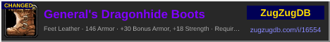 General's Dragonhide Boots: forum signature banner