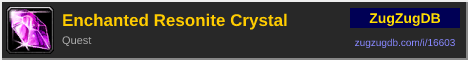 Enchanted Resonite Crystal: forum signature banner
