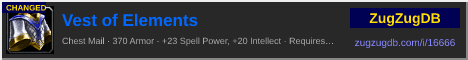 Vest of Elements: forum signature banner