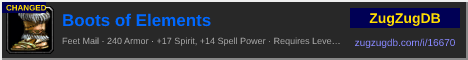 Boots of Elements: forum signature banner