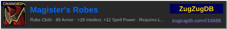 Magister's Robes: forum signature banner