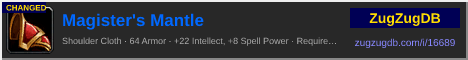 Magister's Mantle: forum signature banner