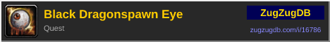 Black Dragonspawn Eye: forum signature banner