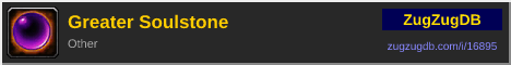 Greater Soulstone: forum signature banner