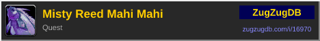 Misty Reed Mahi Mahi: forum signature banner