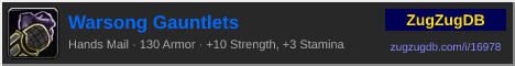 Warsong Gauntlets: forum signature banner