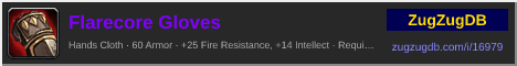 Flarecore Gloves: forum signature banner